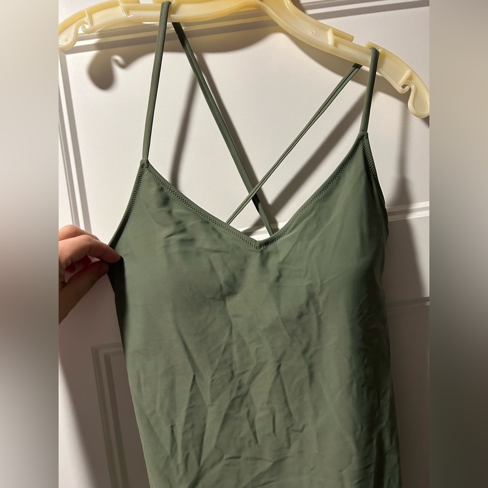 NWT aerie women’s size large swimsuit, olive green